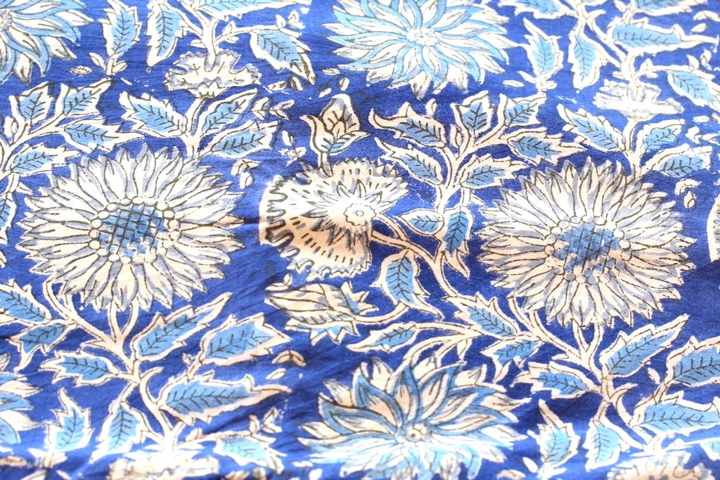 Block Printed Cotton Fabric