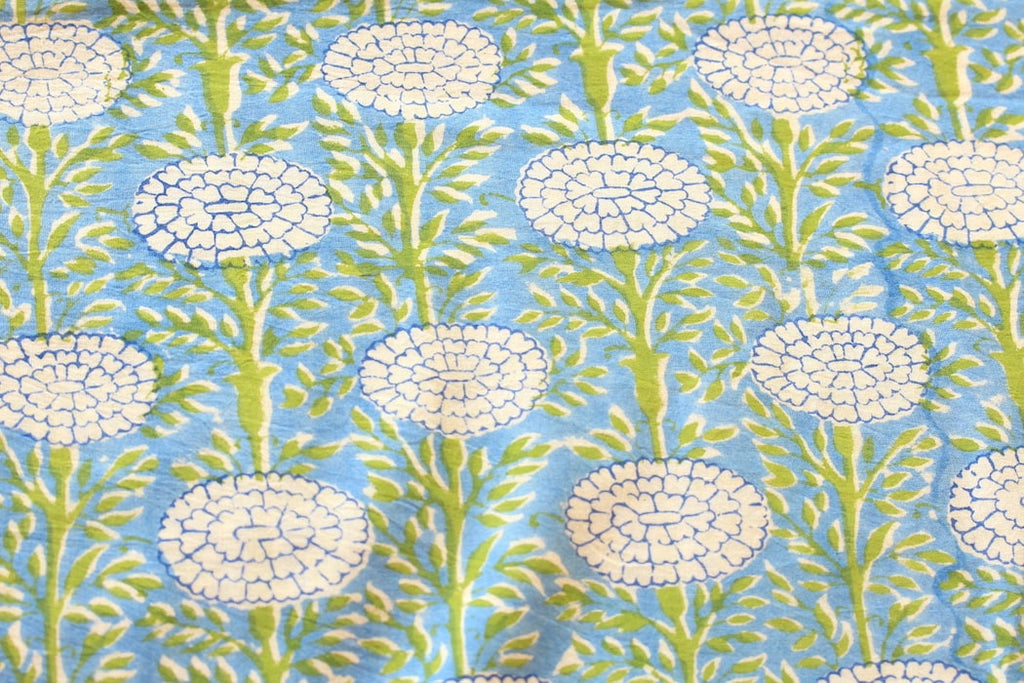 Block Printed Cotton Fabric