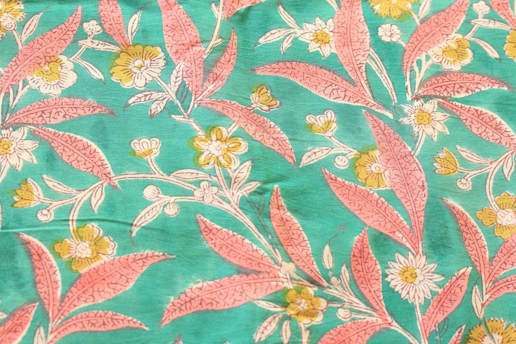 Block Printed Cotton Fabric