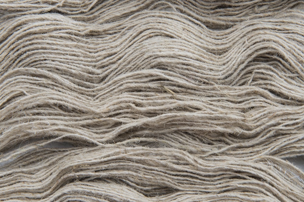 machine spun hemp yarn