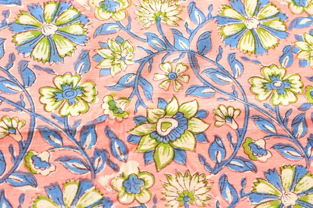 Block Printed Cotton Fabric