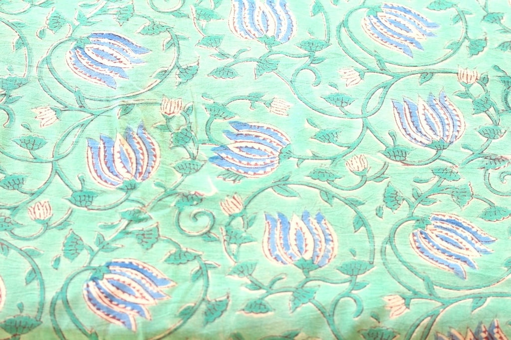 Block Printed Cotton Fabric