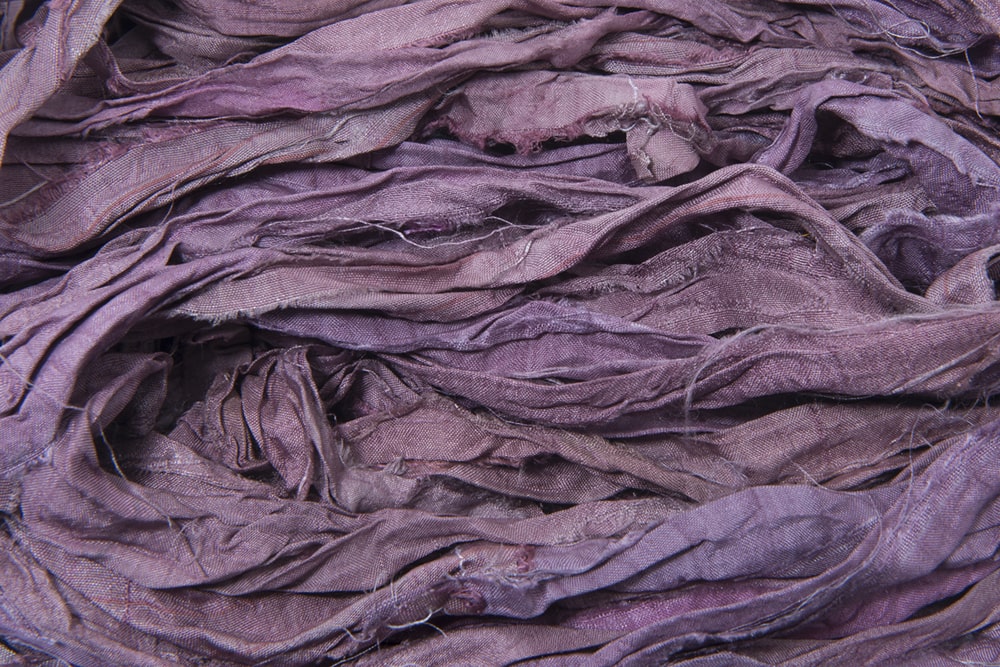 Light Violet sari silk ribbon