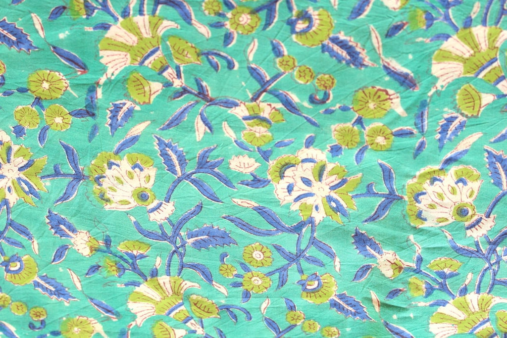 Block Printed Cotton Fabric
