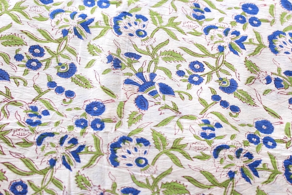 Block Printed Cotton Fabric
