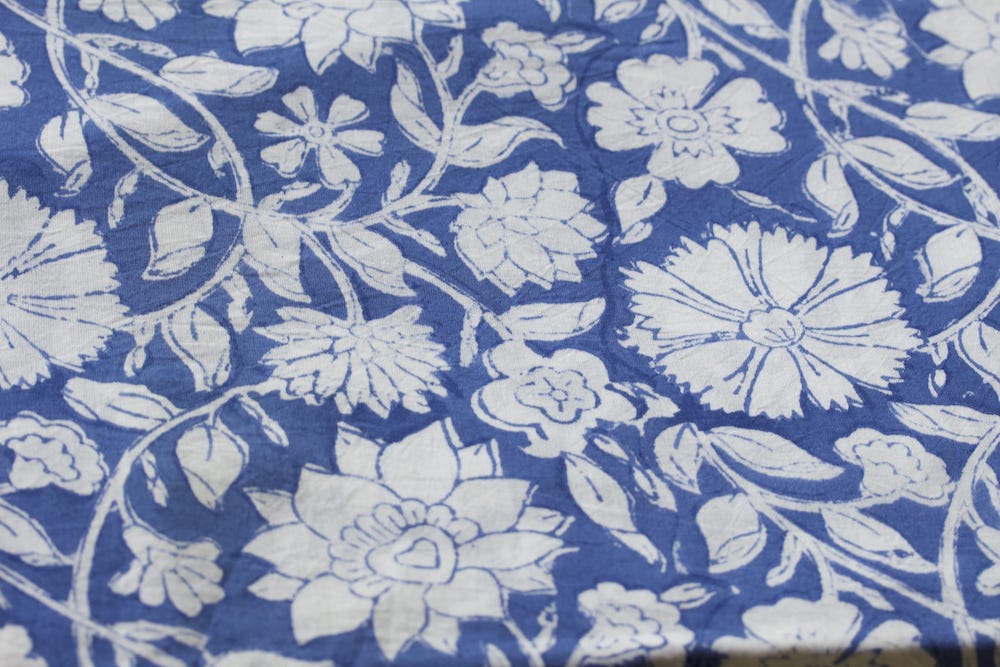 Block Printed Cotton fabric