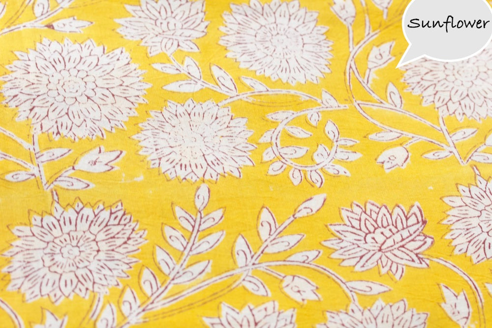 Block Printed Cotton fabric
