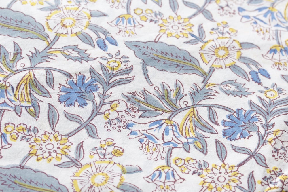 Block Printed Cotton fabric