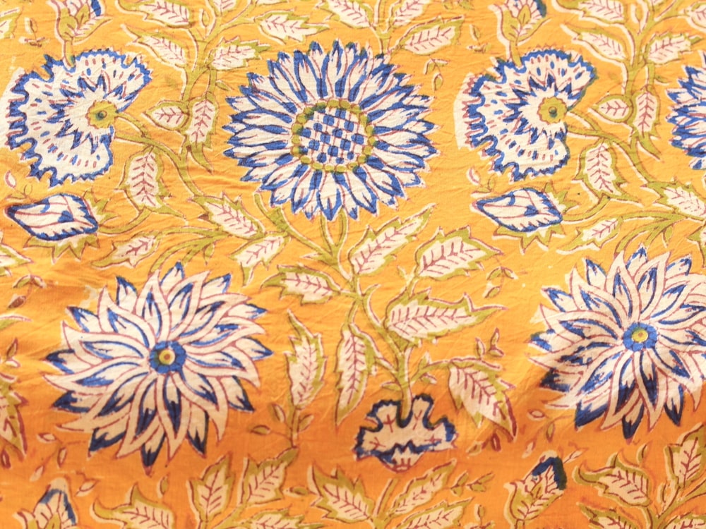 Block Printed Cotton Fabric