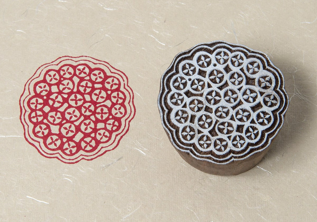 wooden block stamp