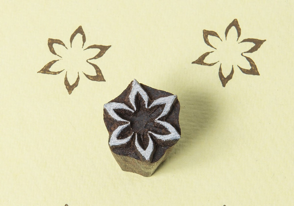 Indian wooden printing block