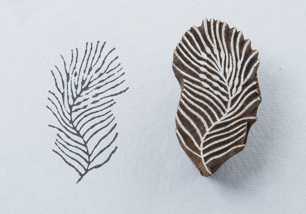 wooden block for printing on fabric