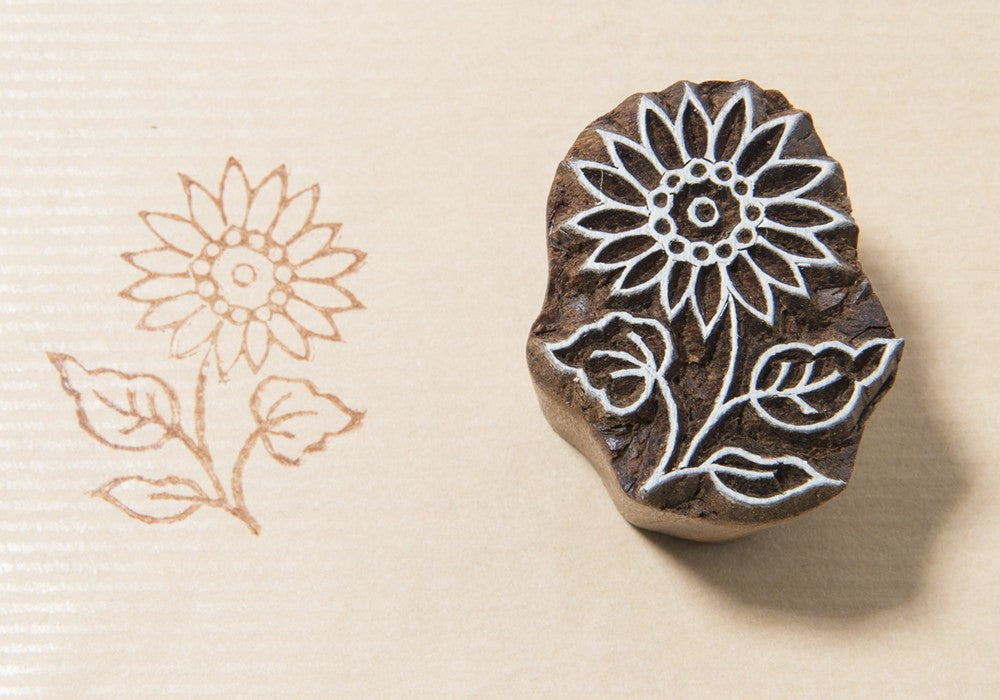 hand carved wooden printing blocks
