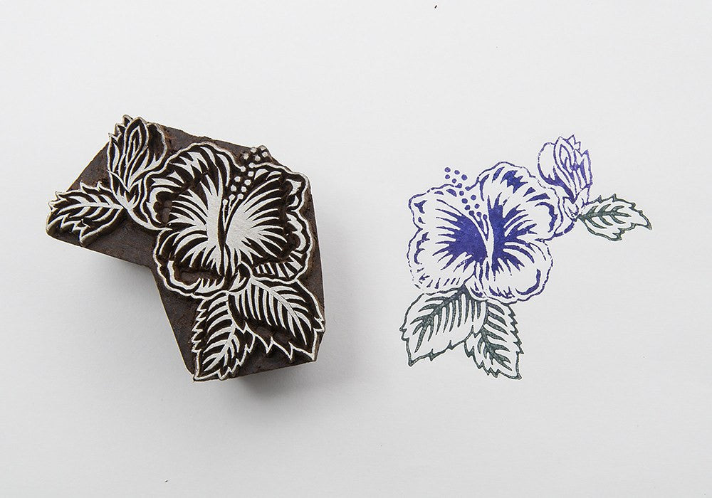 Indian wooden printing block