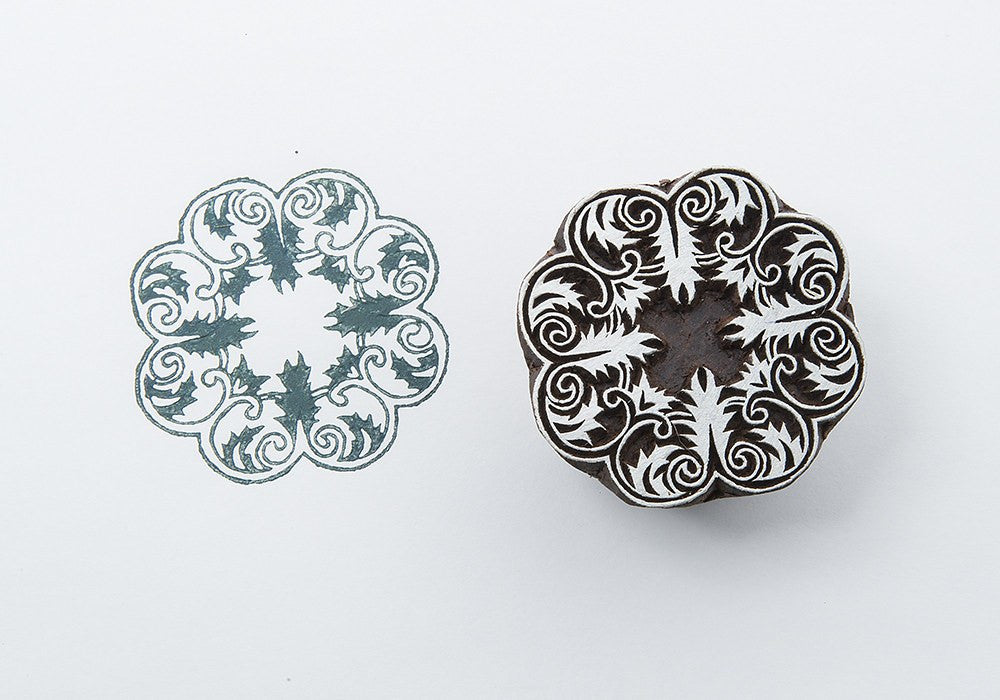 hand carved wooden printing blocks