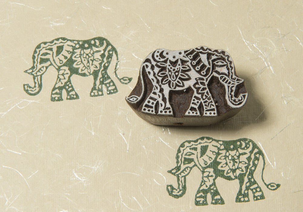 Indian Wooden Printing Block