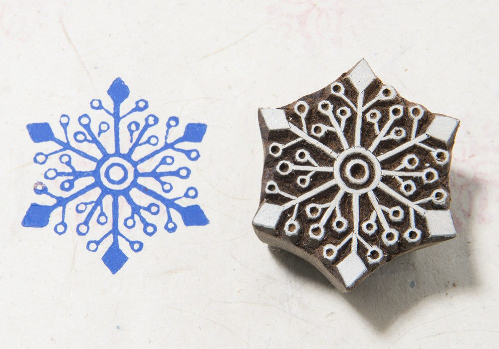 Crystal wooden printing block