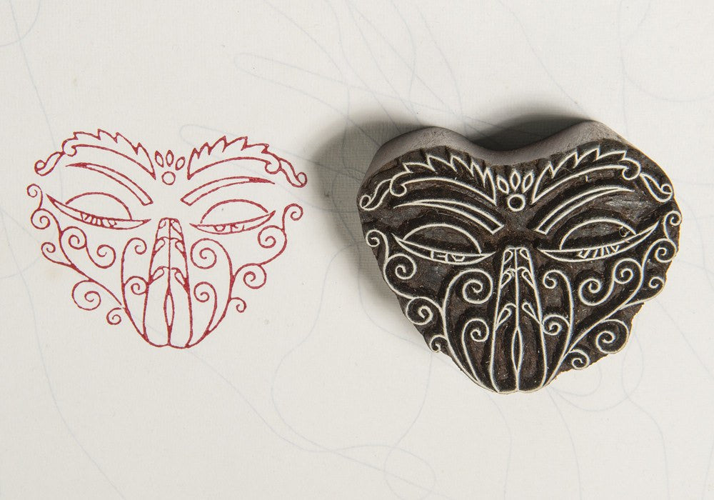 wooden printing block