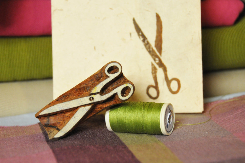 wooden printing block