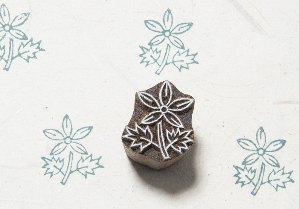 Indian wooden printing block