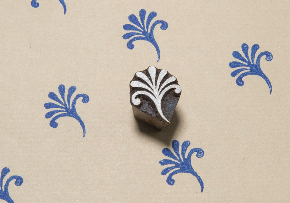 Indian wooden printing block