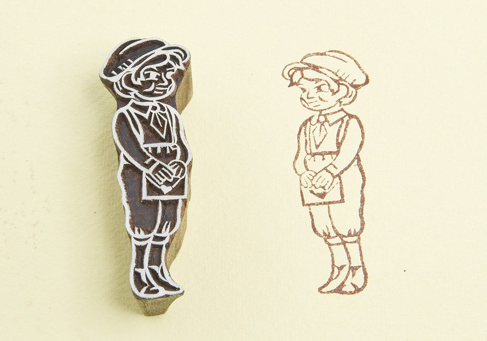 wooden printing block