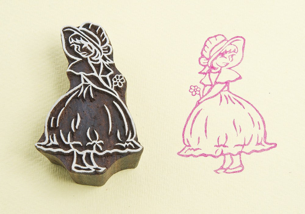 wooden printing block