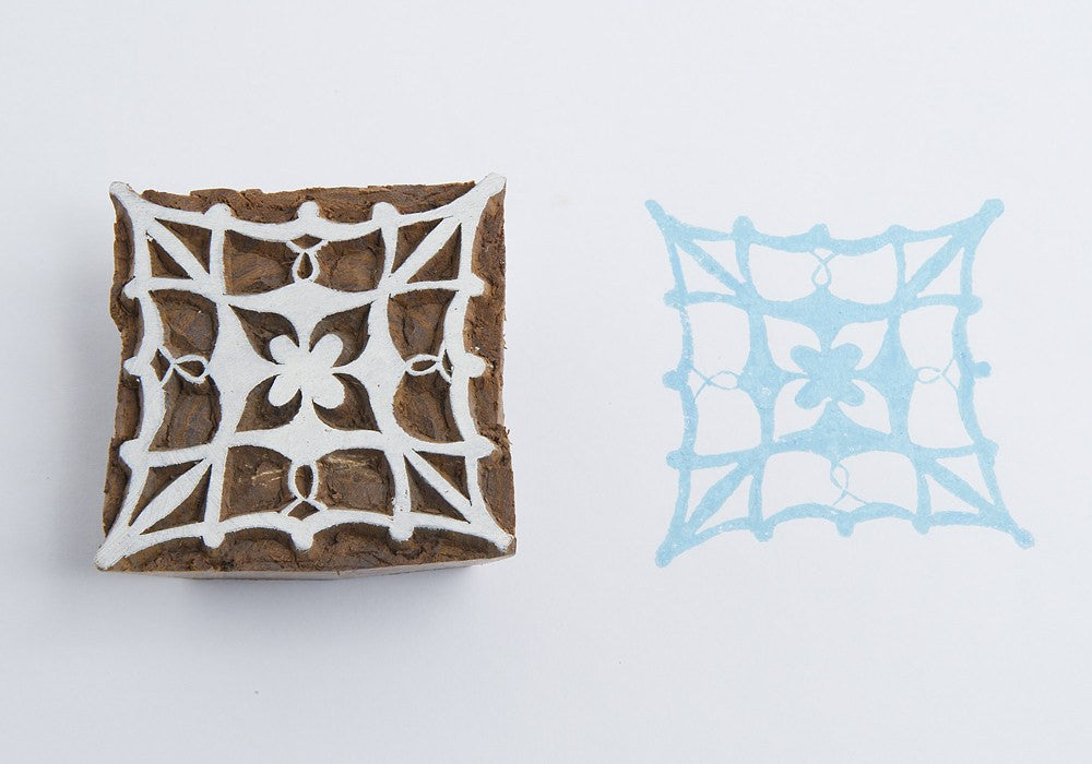 hand carved wooden printing blocks