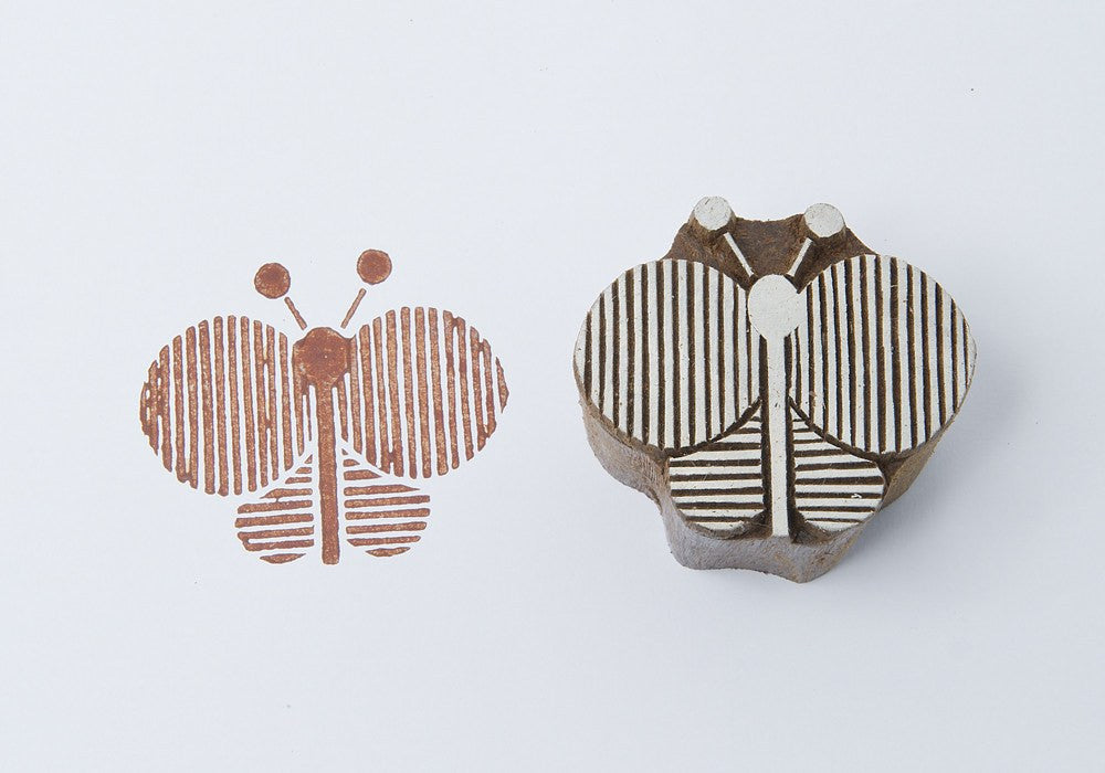 Indian wooden printing block - 