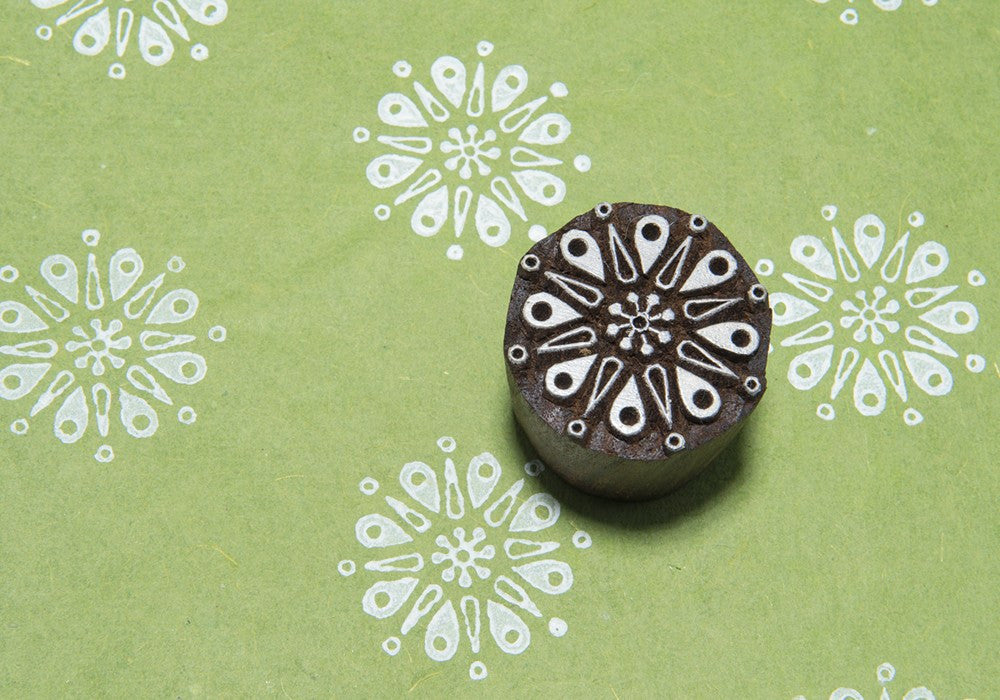 wooden printing block