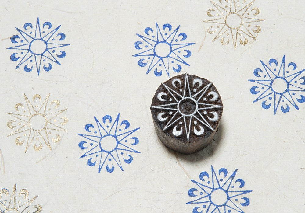 wooden block stamp